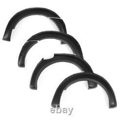 6x Black Wide Wheel Arches Fender Flares Body Kit For Ford Ranger T8 2019-2022
