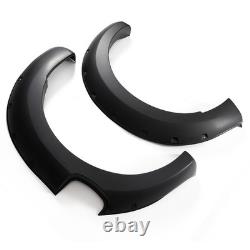6x Black Wide Wheel Arches Fender Flares Body Kit For Ford Ranger T8 2019-2022