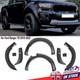 6x Wide Wheel Arches Fender Flares Body Kit Black For Ford Ranger T8 2019-2022