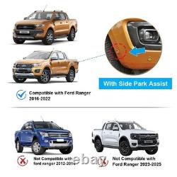 6x Wide Wheel Arches Fender Flares Body Kit Black For Ford Ranger T8 2019-2022