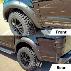 6x Wide Wheel Arches Fender Flares Body Kit Black For Ford Ranger T8 2019-2022 6x Wide Wheel Arches Fender Flares Body Kit Black For Ford Ranger T8 2019-2022