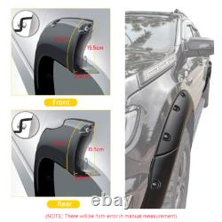 6x Wide Wheel Arches Fender Flares Body Kit Black For Ford Ranger T8 2019-2022