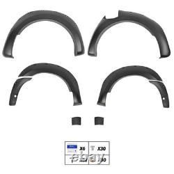 6x Wide Wheel Arches Fender Flares Body Kit Black For Ford Ranger T8 2019-2022