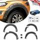 6x Wide Wheel Arches Fender Flares Body Kit Black For Ford Ranger T8 2019-2022 F