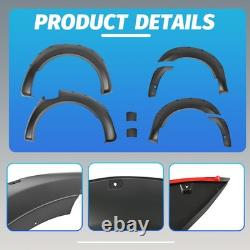 6x Wide Wheel Arches Fender Flares Body Kit Black For Ford Ranger T8 2019-2022 F