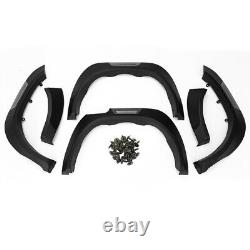 6x Wide Wheel Arches Fender Flares Body Kit Black For Toyota Hilux Revo 2015-19