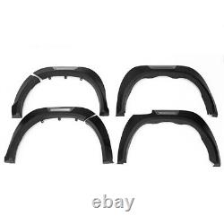 6x Wide Wheel Arches Fender Flares Body Kit Black For Toyota Hilux Revo 2015-19