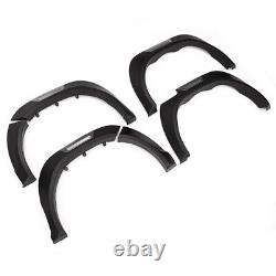 6x Wide Wheel Arches Fender Flares Body Kit Black For Toyota Hilux Revo 2015-19