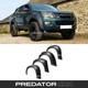 70mm Black Wide Body Wheel Arch Extension Fender Flares For Isuzu D-max 12-20
