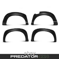 70mm BLACK WIDE BODY WHEEL ARCH EXTENSION FENDER FLARES FOR ISUZU D-MAX 12-20