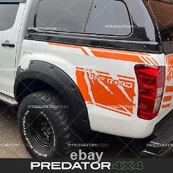 70mm BLACK WIDE BODY WHEEL ARCH EXTENSION FENDER FLARES FOR ISUZU D-MAX 12-20