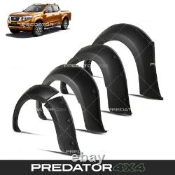 70mm Wide Wheel Arches Black Fender Flares For Nissan Navara D23 Np300 14+
