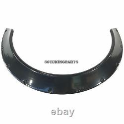 75mm Wide Universal Fender Flares Wheel Arch Extension Arches Trims JDM Set RUL