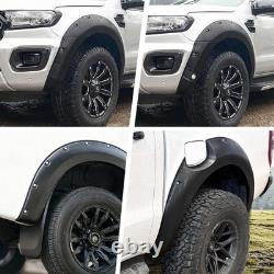 8. 6inch Wide Wheel Arches Fender Flares Kit For Ford Ranger 2019-2022 D/Cab
