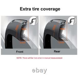 8. 6inch Wide Wheel Arches Fender Flares Kit For Ford Ranger 2019-2022 D/Cab