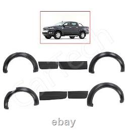 8 Pcs Wide Body Wheel Arches Fender Flares Kit Set For Ford Ranger T7 2015-2019