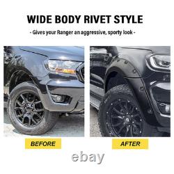 ABS Wheel Arches Wide Body Kit Accessories For Ford Ranger 2015-2018 4-Door