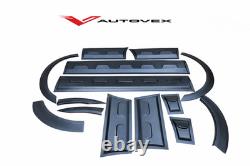 Abs Wheel Arches Fender Flares Black Abs 14pcs Lwb For Ford Transit Mk7 2006-13