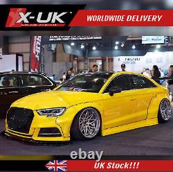 Audi A3 S3 8V 2012-2019 Wide body conversion wheel arches + side skirts