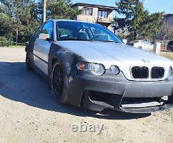 BMW 3 E46 Compact Overfenders WIDE BODY FENDER FLARES BODY KIT DRIFT / DAILY