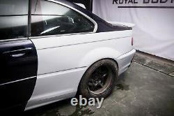 BMW 3 E46 Coupe Wide Body Quarter panels overfenders Drift Daily Body Kit 4 pcs