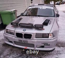BMW E36 4 Door & Compact Wide Front Arches And Bumper 318-M3 fibreglass