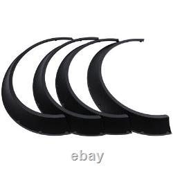 Black 4.5 Fender Flares Wheel Arch Extra Wide Body Kits For VW Scirocco