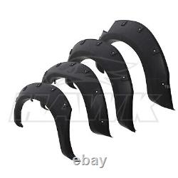 Black Fender Flare Kit Wide Body Wheel Arch For Toyota Hilux Vigo 05-12