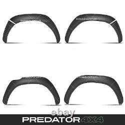 Black Fender Flares Wide Wheel Arches Body Kit For Toyota Hilux Facelift 2021+