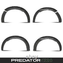 Black Fender Flares Wide Wheel Arches Kit For New Ford Ranger T9 Tremor 2023+