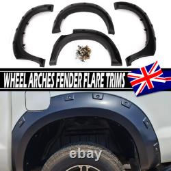 Black For Toyota Hilux Vigo 2005-2014 Wide Wheel Arches Fender Flares BodyKit