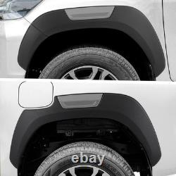 Black Gr Style Wide Body Wheel Arches Fender Flares Kit For Toyota Hilux 2015+