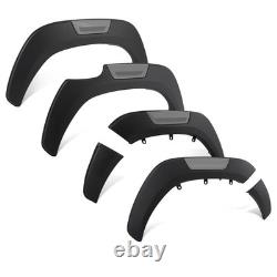 Black Gr Style Wide Body Wheel Arches Fender Flares Kit For Toyota Hilux 2015+