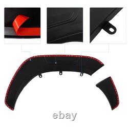 Black Gr Style Wide Body Wheel Arches Fender Flares Kit For Toyota Hilux 2015+