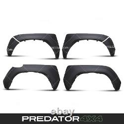 Black Gr Style Wide Wheel Arches Fender Flares For Toyota Hilux Mk9 Revo 2021+