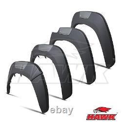 Black Wide Body Gr Sport Style Fender Flares Kit For Toyota Hilux Revo 2021+