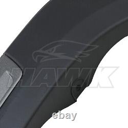 Black Wide Body Gr Sport Style Fender Flares Kit For Toyota Hilux Revo 2021+