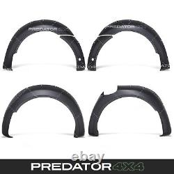 Black Wide Wheel Arch Fender Flares With Park Assist For Ford Ranger T8 19-22