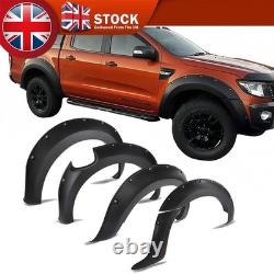 Black Wide Wheel Arches Body Kit Styling for Ford Ranger T6 2012-2014 Double Cab