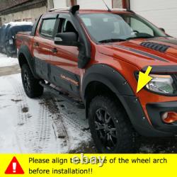 Black Wide Wheel Arches Body Kit Styling for Ford Ranger T6 2012-2014 Double Cab Black Wide Wheel Arches Body Kit Styling for Ford Ranger T6 2012-2014 Double Cab