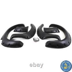 Black Wide Wheel Arches Extensions Fender Flares Set Toyota Hilux 2005-2011
