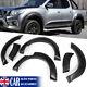 Black Wide Wheel Arches Fender Flares Body Kit For 14-20 Nissan Navara D23 Np300