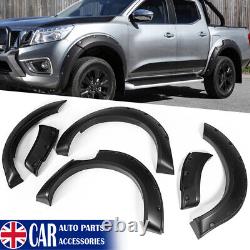 Black Wide Wheel Arches Fender Flares Body Kit For 14-20 Nissan Navara D23 Np300