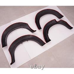 Black Wide Wheel Arches Fender Flares Body Kit For Toyota Hilux Vigo 2005-2014