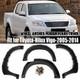Black Wide Wheel Arches Fender Flares Body Kits For Toyota Hilux Vigo 2005-2014