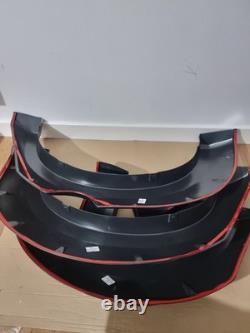 Black Wide Wheel Arches Fender Flares Set For Mitsubishi L200 Triton 15-18 Matte