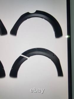 Black Wide Wheel Arches Fender Flares Set For Mitsubishi L200 Triton 15-18 Matte