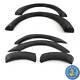 Black Wide Wheel Arches Fender Flares Set Mitsubishi L200 Series 5 2015-2019