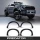 Black Wide Wheel Matte Fender Flares Arches Kit For Ford Ranger Raptor T9 2023+