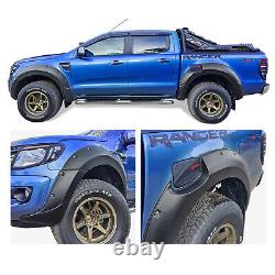 Bolt Style Fender Flares Wide Wheel Arch Extensions for Ford Ranger 2012-2015 T6